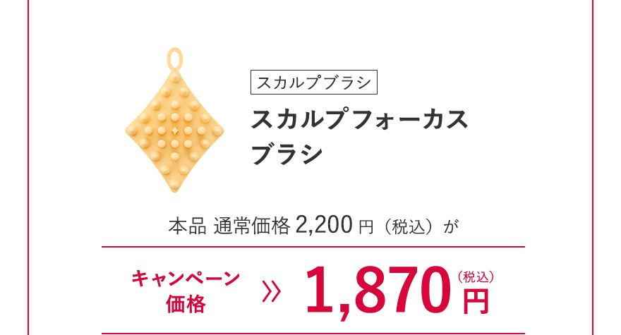 [スカルプブラシ] スカルプフォーカス ブラシ