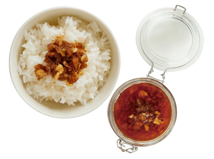 ナッツいっぱい！食べるラー油