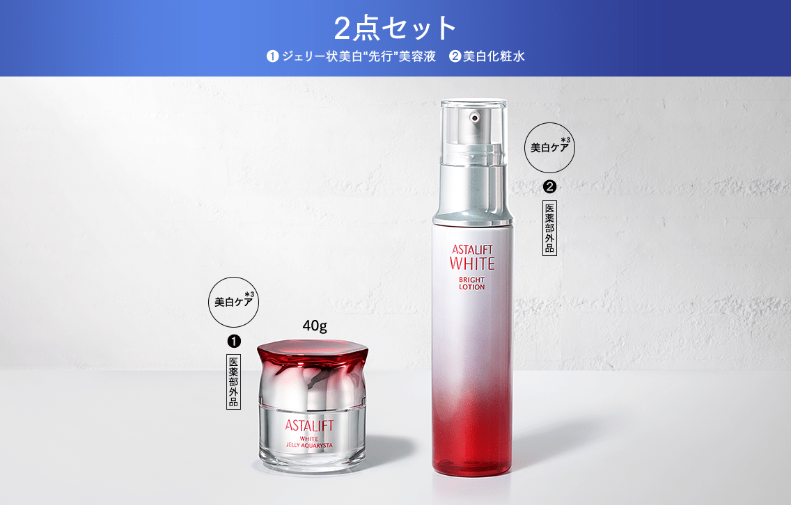 2点セット 1.ジェリー 2.美白化粧水