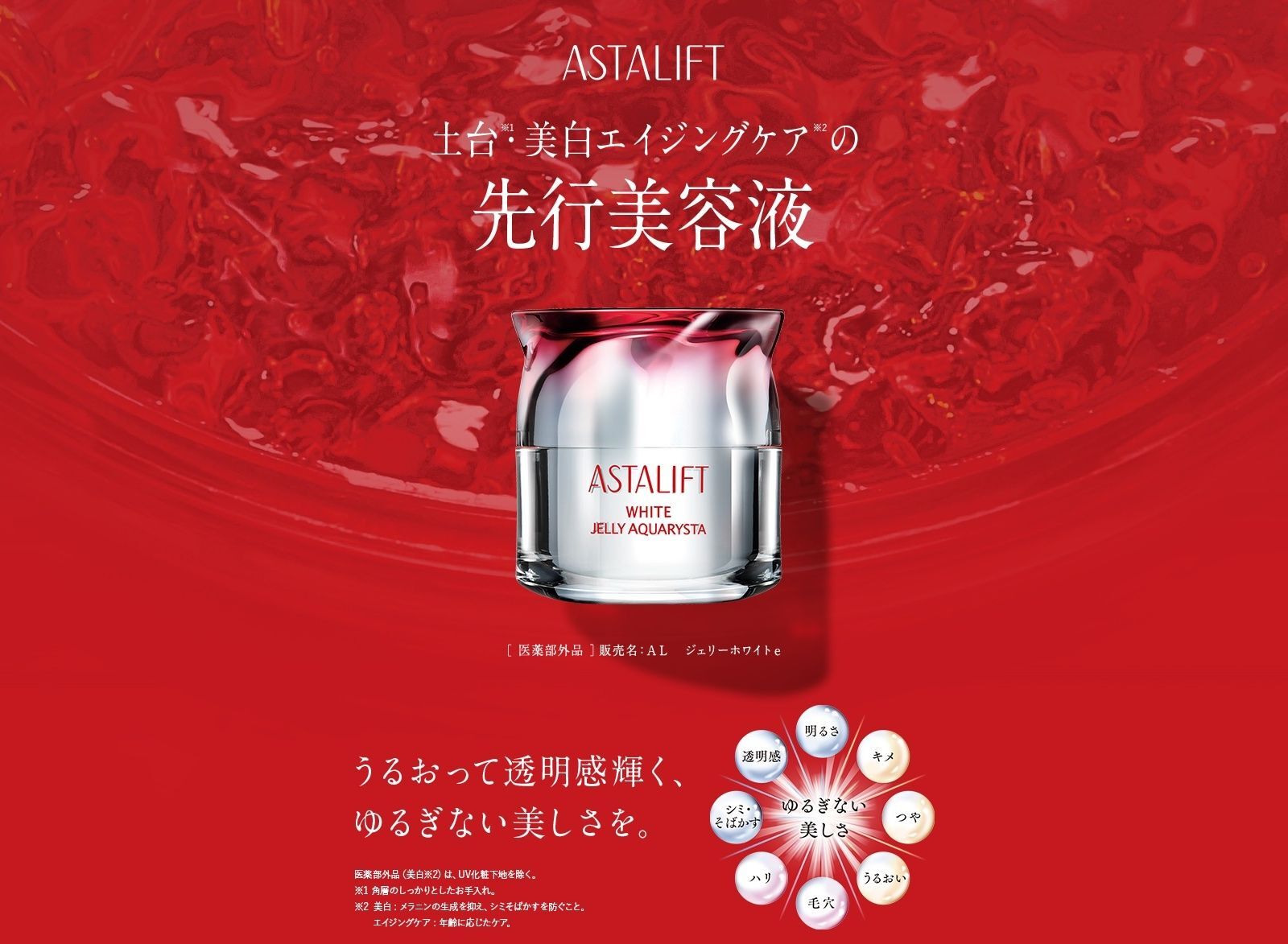 土台・美白エイジングケアの先行美容液