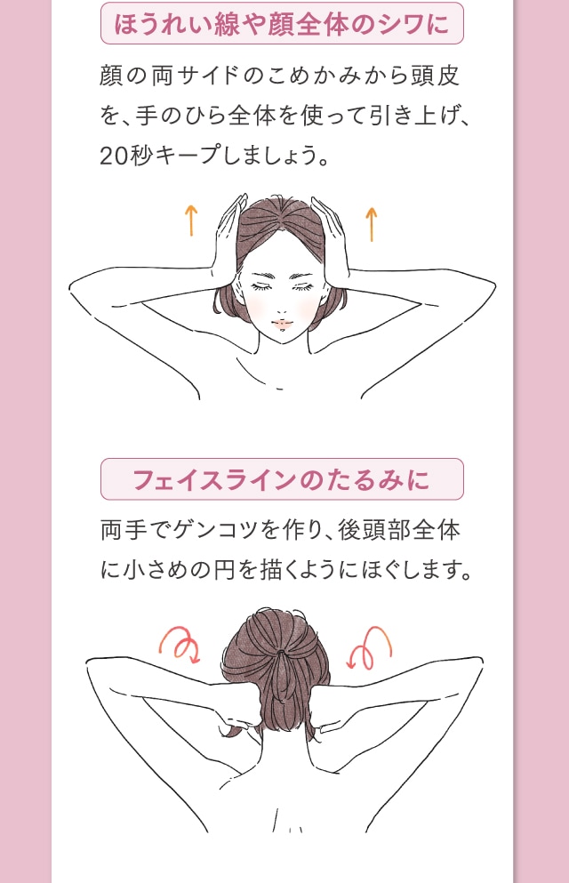 簡単にできる頭皮マッサージ