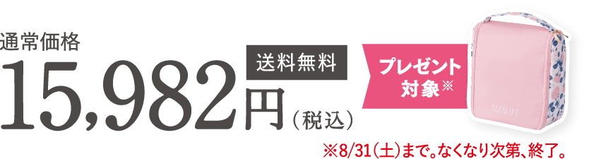 通常価格 15,982円(税込)送料無料 プレゼント対象※ ※8/31(土)まで。なくなり次第、終了。