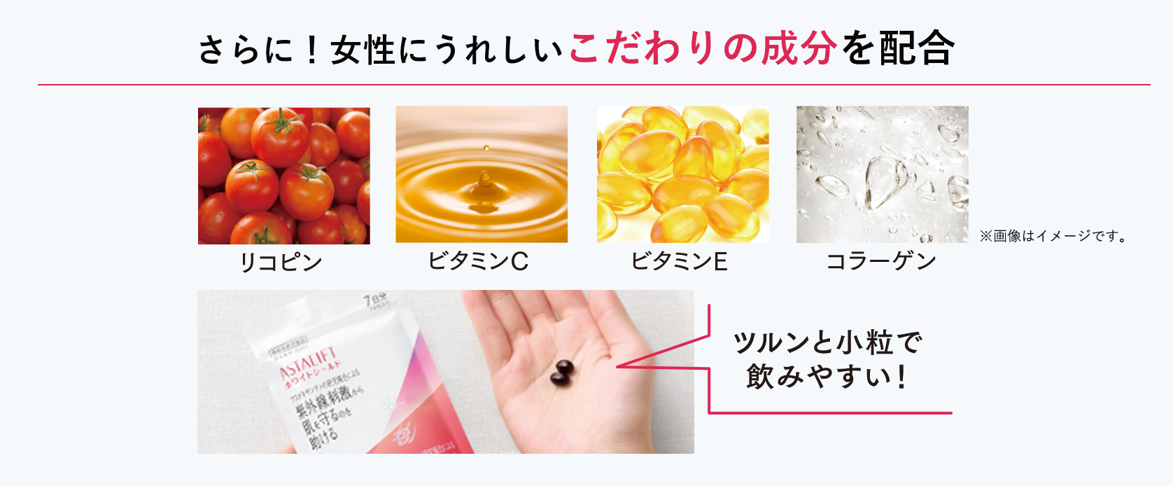 さらに！こだわりの成分を配合