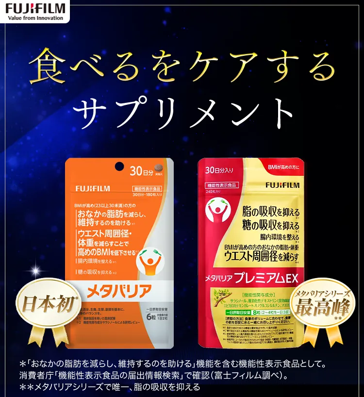 食べるをケアするサプリメント