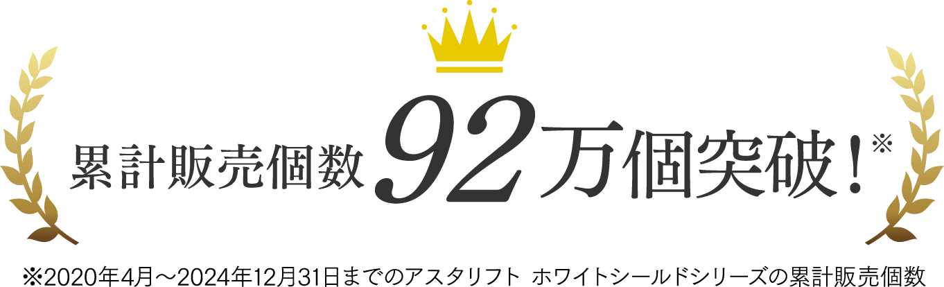 累計販売個数92万個突破！