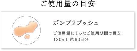 ご使用量の目安