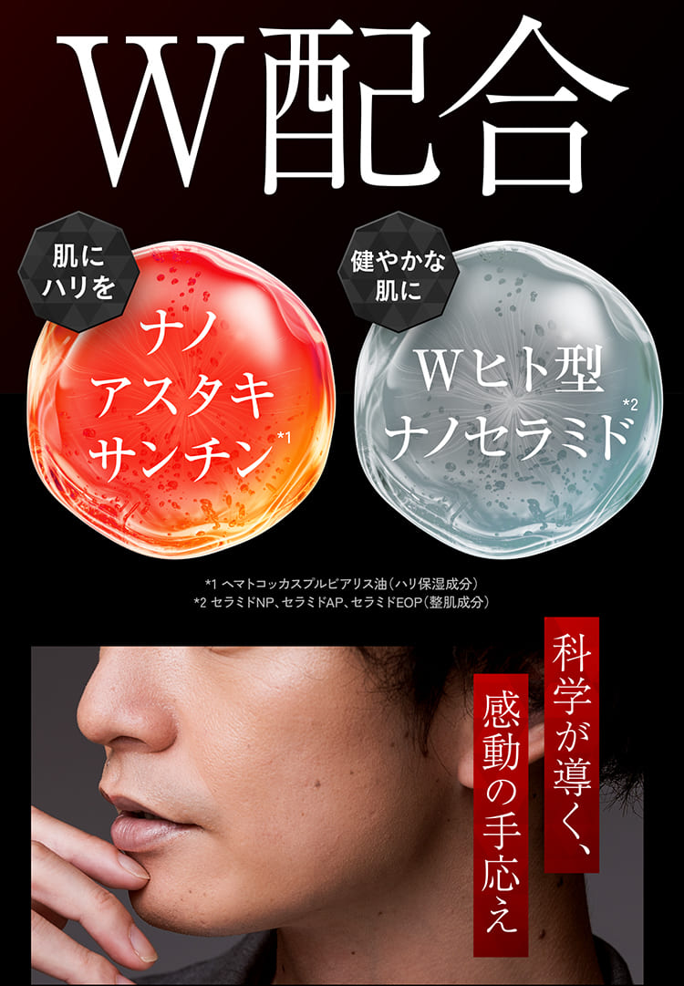 W配合 ナノアスタキサンチン Wヒト型ナノセラミド