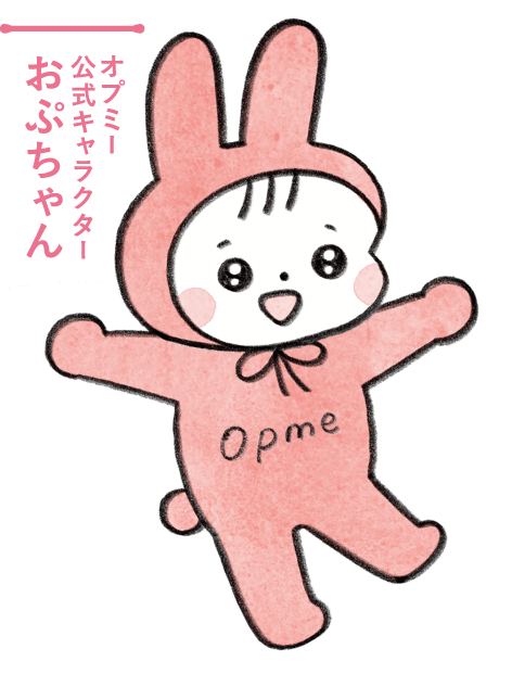 オプミー公式キャラクター おぷちゃん