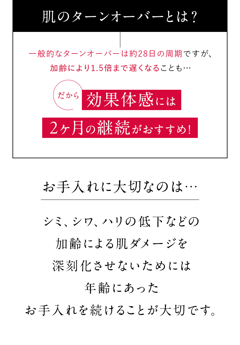 肌のターンオーバーとは？