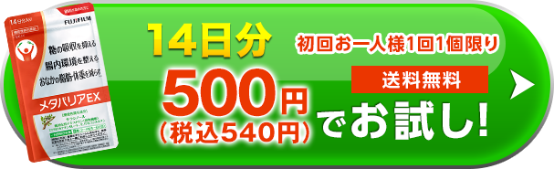 約14日分 500円+税でお試し