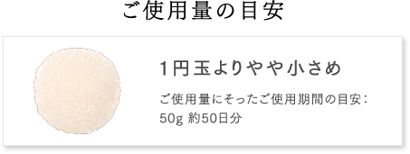 ご使用量の目安