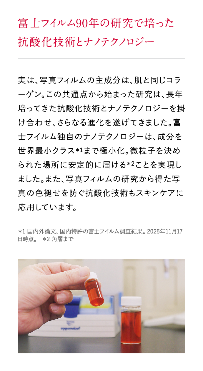 富士フイルムの90年研究で培った抗酸化とナノテクノロジー