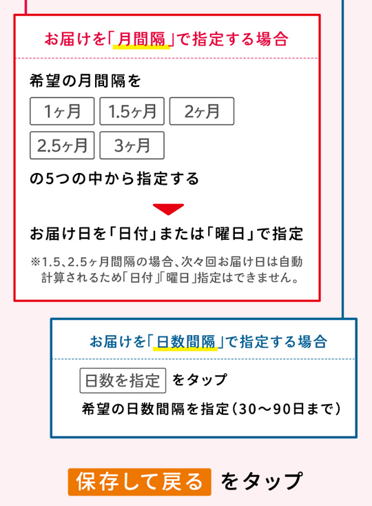 [変更]お届け間隔