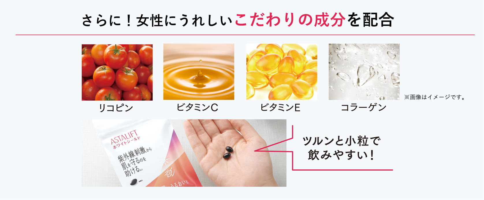 さらに！こだわりの成分を配合