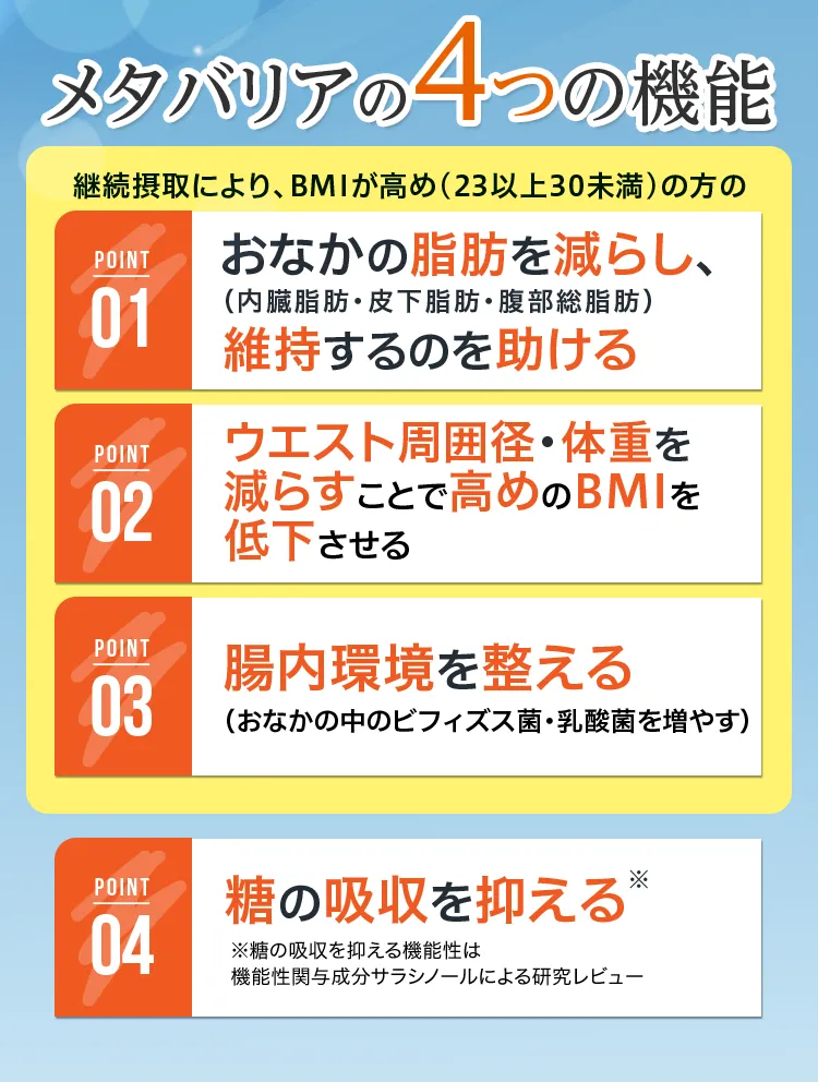 メタバリアの4つの機能