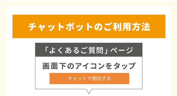 チャットボットのご利用方法