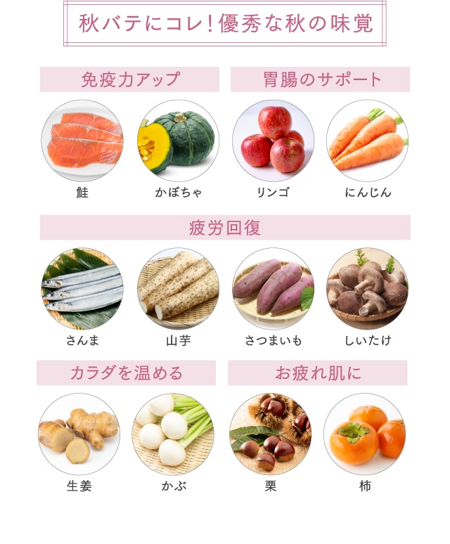 秋バテにコレ！優秀な秋の味覚