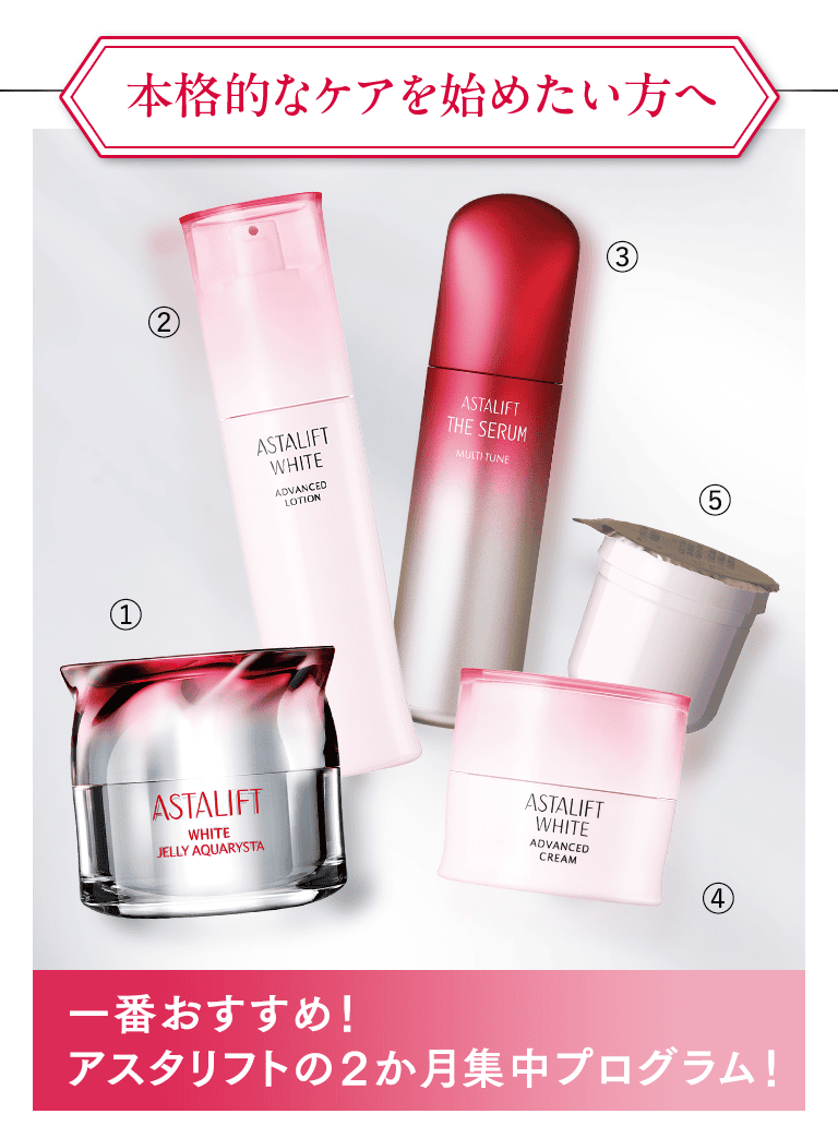 本格的なケアを始めたい方へ 1番オススメ！アスタリフトの2ヶ月集中プログラム！