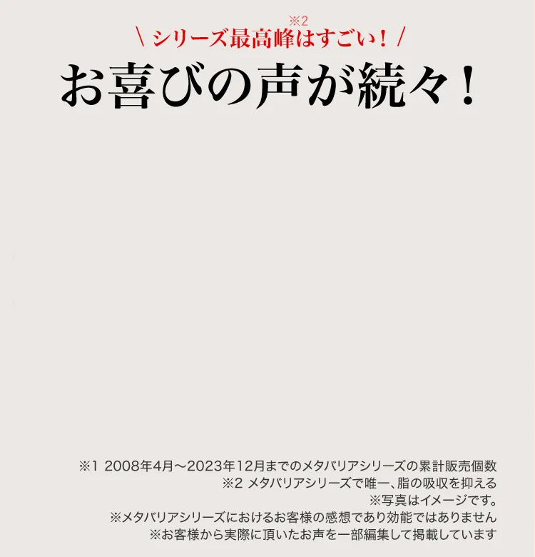 シリーズ最高峰はすごい！お喜びの声が続々！