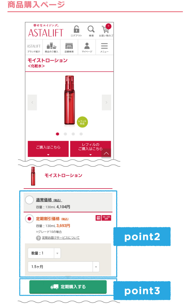 商品購入ページ