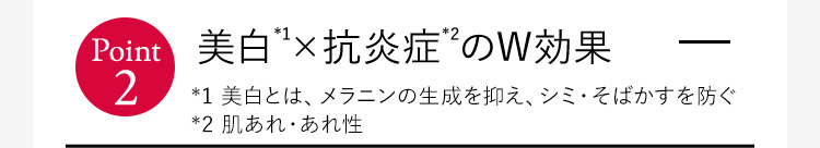 美白×抗炎症のW効果