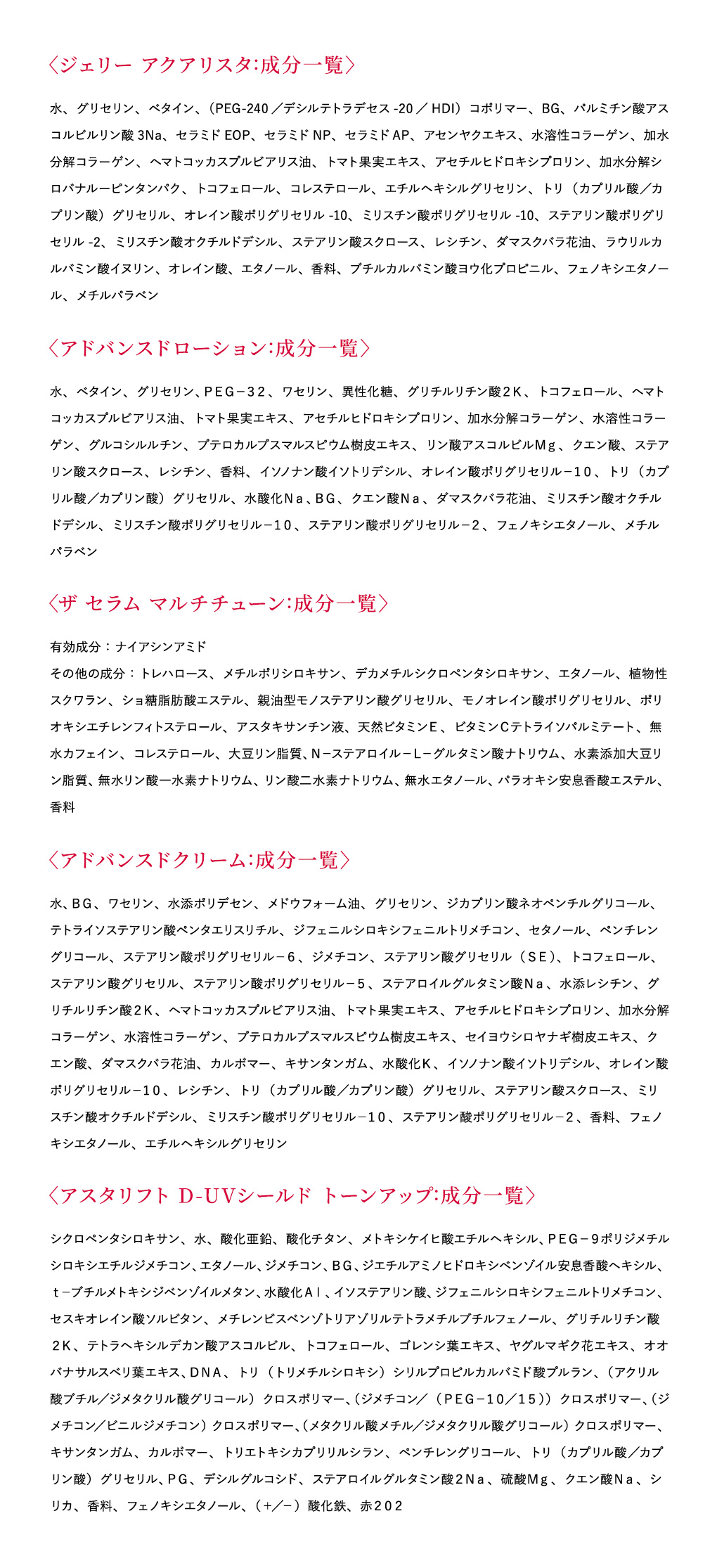 全成分