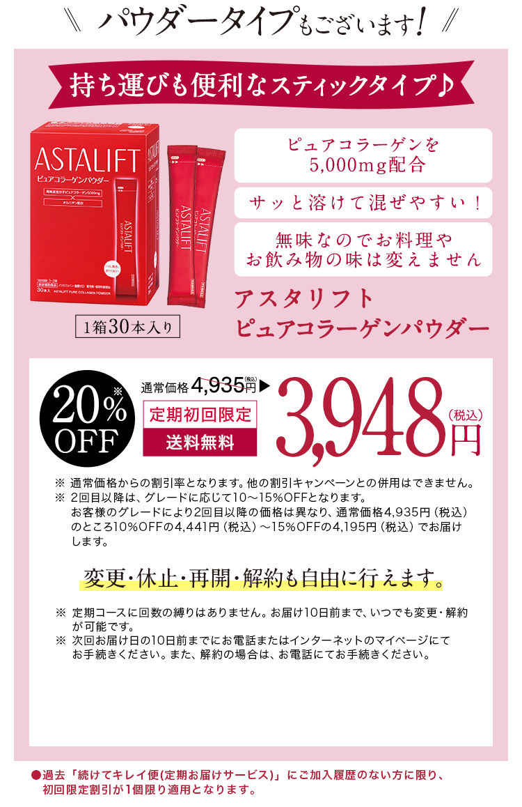 アスタリフト ドリンク ピュアコラーゲン10000 -サプリメントの通信 