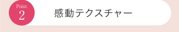 感動テクスチャー