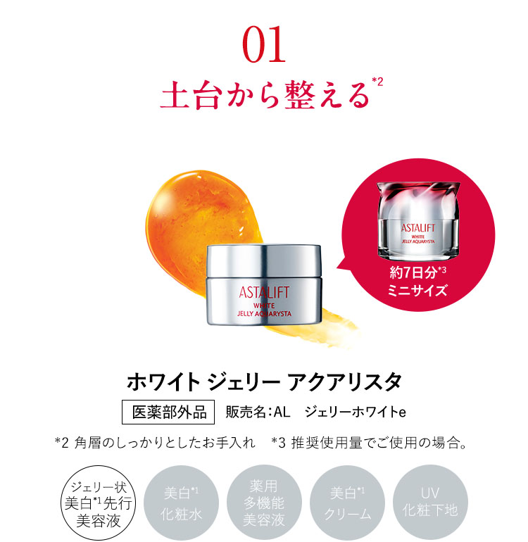 ホワイト ジェリー アクアリスタ